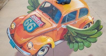 The World Street Painting Festival Route 66 3D Artwork | Visit Joplin